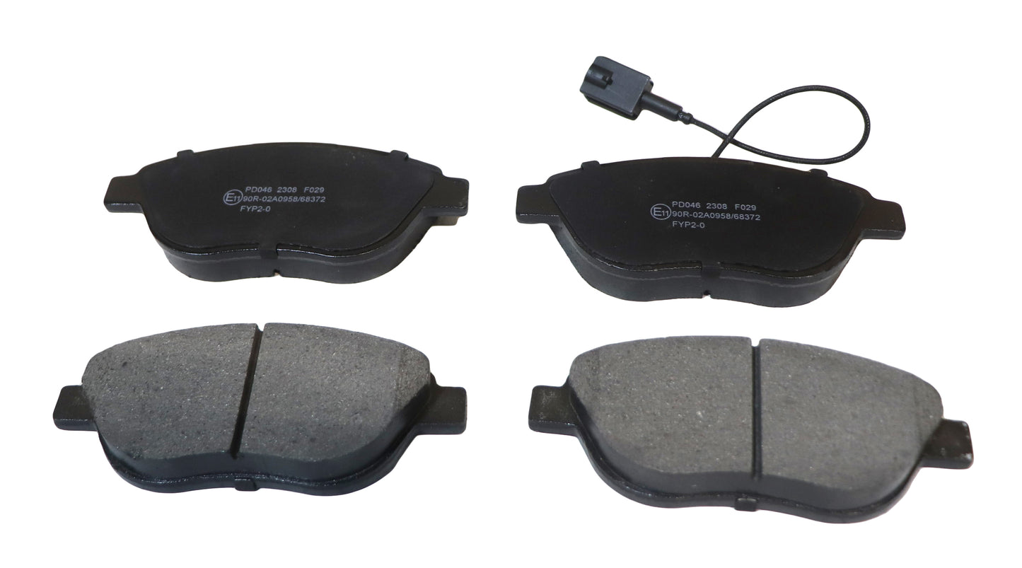 BRAKE PAD SET DBP00044 FITS FIAT