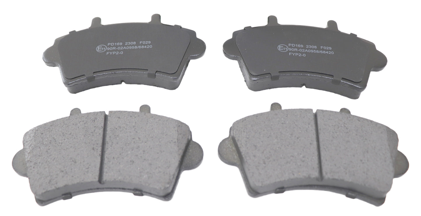 BRAKE PAD SET DBP00150 FITS RENAULT